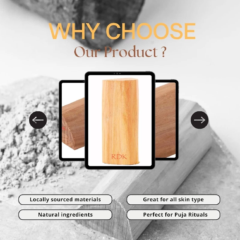 Rdk Chandan Sticks Original Sandalwood for Pooja, 45 g-2.webp